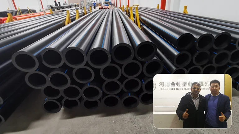 Indian Clients Visit JINQUAN for HDPE Pipe Cooperation