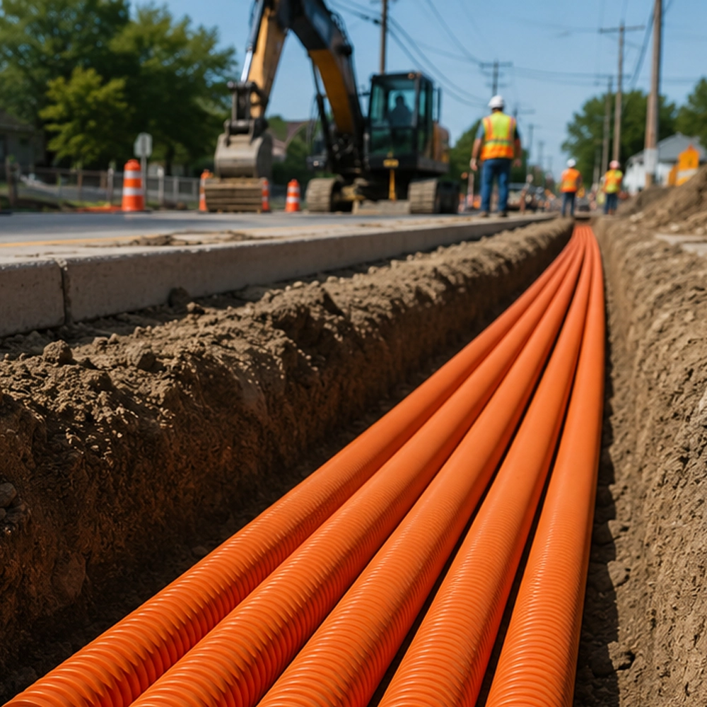 HDPE Single Wall Corrugated Pipe for drainage