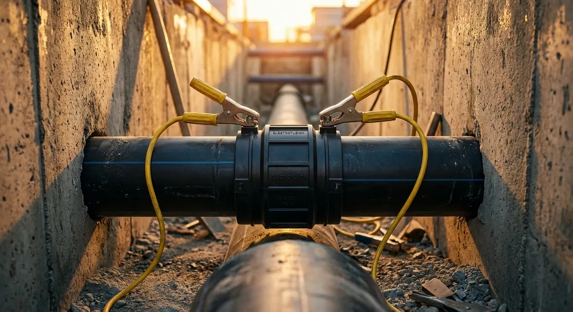 butt fusion HDPE pipe fittings product showcase