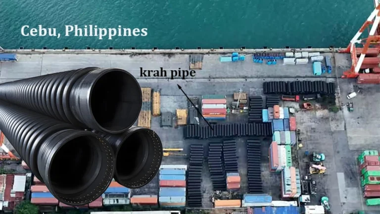 Krah Pipes Delivered for Philippines Urban Drainage Project