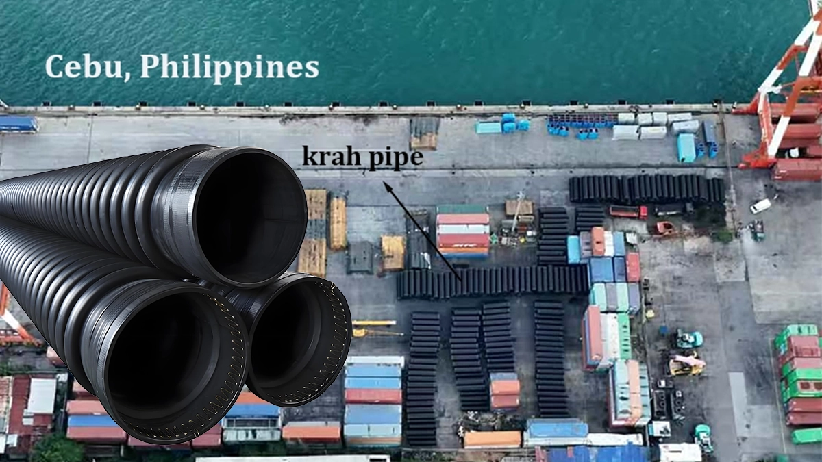 Krah Pipes Delivered for Philippines Urban Drainage Project
