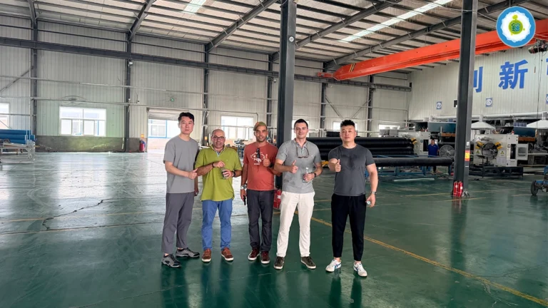 Angola Customer Visits Jinquan for HDPE Pipe & Agricultural Irrigation Solutions