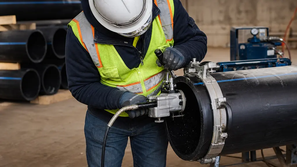 'PE100 fitting selection for trenchless and confined space installation'