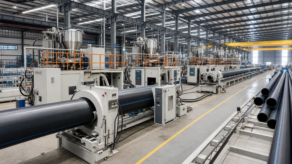 Agricultural HDPE pipe manufacturer facility