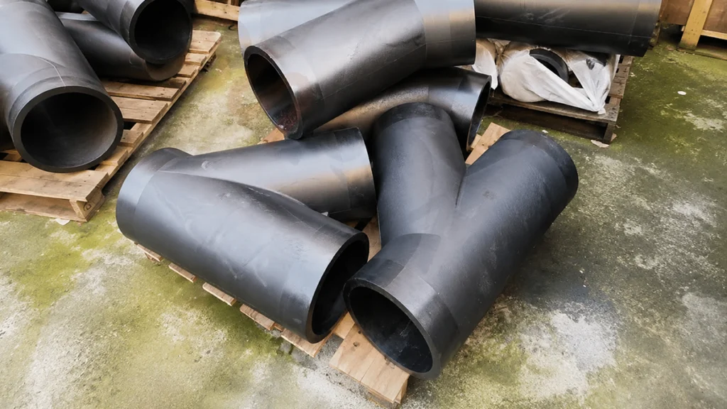 HDPE Y pipe fittings