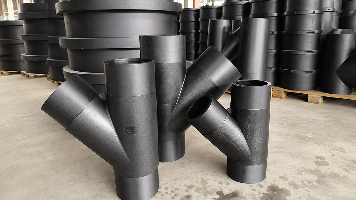 HDPE Y fittings