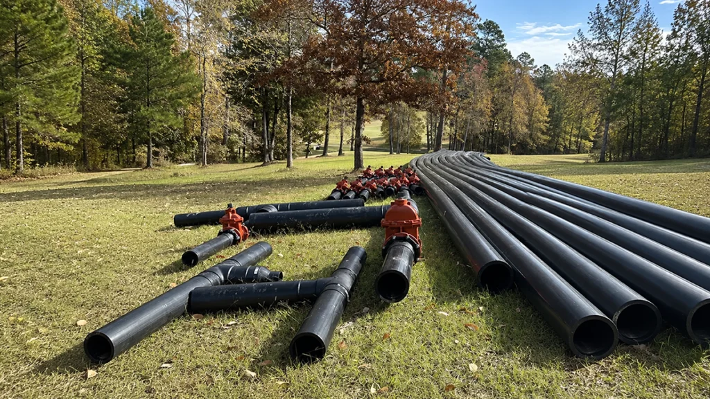 hdpe pipe fittings application