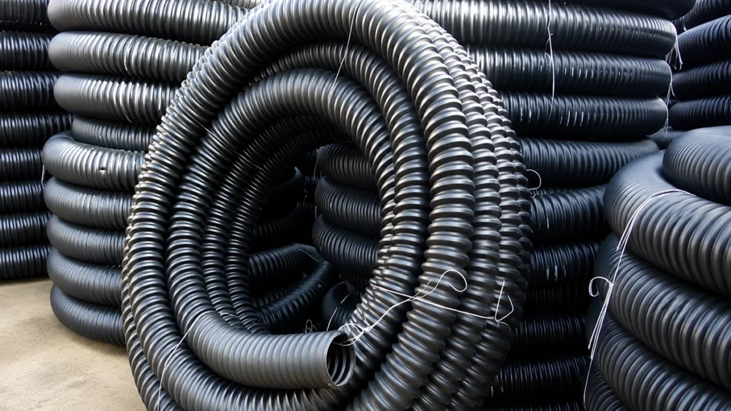 hdpe single wall pipe