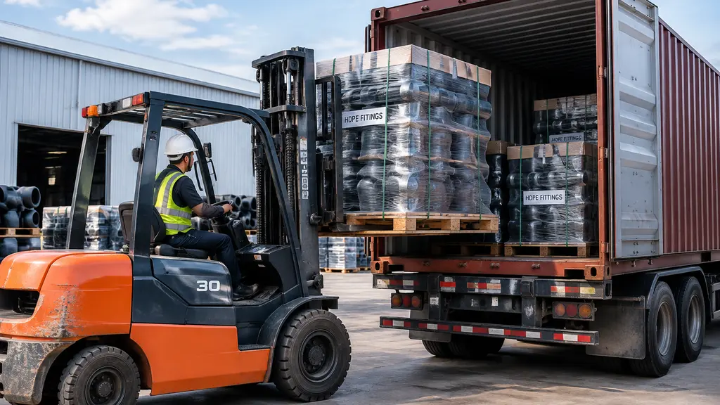 HDPE Fittings Export Packaging